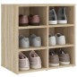 vidaXL Schuhregal Sonoma-Eiche 52,5x30x50 cm vidaXL Schuhregal Sonoma-Eiche 52,5x30x50 cm