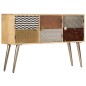 vidaXL Sideboard 120 x 30 x 75 cm Massivholz Mango vidaXL Sideboard 120 x 30 x 75 cm Massivholz Mango