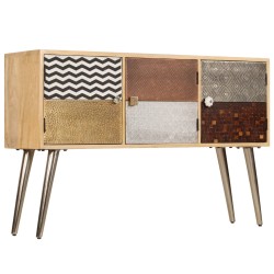 vidaXL Sideboard 120 x 30 x 75 cm Massivholz Mango