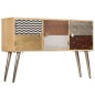 vidaXL Sideboard 120 x 30 x 75 cm Massivholz Mango vidaXL Sideboard 120 x 30 x 75 cm Massivholz Mango