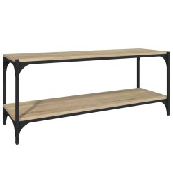 vidaXL TV-Schrank Sonoma-Eiche 100x33x41 cm Holzwerkstoff und Stahl