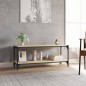 vidaXL TV-Schrank Sonoma-Eiche 100x33x41 cm Holzwerkstoff und Stahl vidaXL TV-Schrank Sonoma-Eiche 100x33x41 cm Holzwerkstoff und Stahl