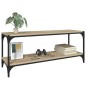 vidaXL TV-Schrank Sonoma-Eiche 100x33x41 cm Holzwerkstoff und Stahl vidaXL TV-Schrank Sonoma-Eiche 100x33x41 cm Holzwerkstoff und Stahl