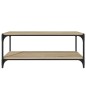 vidaXL TV-Schrank Sonoma-Eiche 100x33x41 cm Holzwerkstoff und Stahl vidaXL TV-Schrank Sonoma-Eiche 100x33x41 cm Holzwerkstoff und Stahl