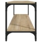 vidaXL TV-Schrank Sonoma-Eiche 100x33x41 cm Holzwerkstoff und Stahl vidaXL TV-Schrank Sonoma-Eiche 100x33x41 cm Holzwerkstoff und Stahl