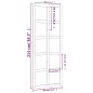 vidaXL Scheunentür 80x1,8x214 cm Massivholz Kiefer vidaXL Scheunentür 80x1,8x214 cm Massivholz Kiefer