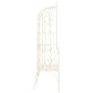 vidaXL Gartenbank 95 cm Eisen Antik Weiß vidaXL Gartenbank 95 cm Eisen Antik Weiß