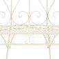 vidaXL Gartenbank 95 cm Eisen Antik Weiß vidaXL Gartenbank 95 cm Eisen Antik Weiß