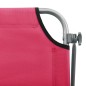 vidaXL Sonnenliege mit Sonnendach Stahl Rosa vidaXL Sonnenliege mit Sonnendach Stahl Rosa