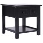 vidaXL Beistelltisch Schwarz 40x40x40 cm Paulownia Holz vidaXL Beistelltisch Schwarz 40x40x40 cm Paulownia Holz