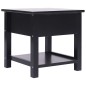 vidaXL Beistelltisch Schwarz 40x40x40 cm Paulownia Holz vidaXL Beistelltisch Schwarz 40x40x40 cm Paulownia Holz