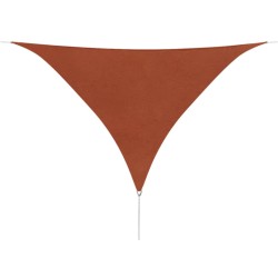 vidaXL Sonnensegel Oxford Gewebe Dreieckig 5 x 5 x 5 m Terrakotta 