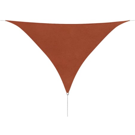 vidaXL Sonnensegel Oxford Gewebe Dreieckig 5 x 5 x 5 m Terrakotta 
