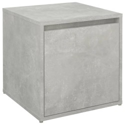 vidaXL Schubladenbox Betongrau 40,5x40x40 cm Holzwerkstoff
