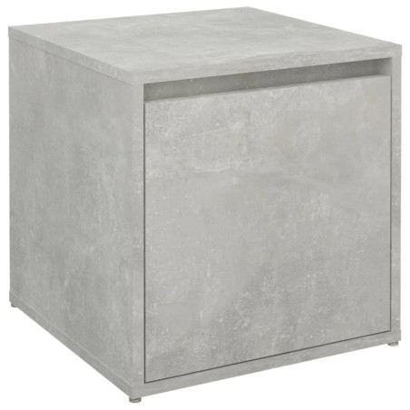 vidaXL Schubladenbox Betongrau 40,5x40x40 cm Holzwerkstoff