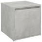 vidaXL Schubladenbox Betongrau 40,5x40x40 cm Holzwerkstoff vidaXL Schubladenbox Betongrau 40,5x40x40 cm Holzwerkstoff