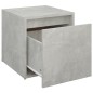 vidaXL Schubladenbox Betongrau 40,5x40x40 cm Holzwerkstoff vidaXL Schubladenbox Betongrau 40,5x40x40 cm Holzwerkstoff