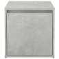 vidaXL Schubladenbox Betongrau 40,5x40x40 cm Holzwerkstoff vidaXL Schubladenbox Betongrau 40,5x40x40 cm Holzwerkstoff