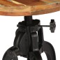 vidaXL Beistelltisch 45x(45-62) cm Altholz Massiv und Gusseisen vidaXL Beistelltisch 45x(45-62) cm Altholz Massiv und Gusseisen