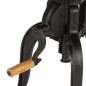 vidaXL Beistelltisch 45x(45-62) cm Altholz Massiv und Gusseisen vidaXL Beistelltisch 45x(45-62) cm Altholz Massiv und Gusseisen
