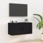 vidaXL TV-Wandschrank Schwarz 80x34,5x40 cm vidaXL TV-Wandschrank Schwarz 80x34,5x40 cm