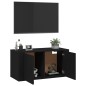 vidaXL TV-Wandschrank Schwarz 80x34,5x40 cm vidaXL TV-Wandschrank Schwarz 80x34,5x40 cm