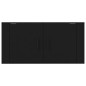 vidaXL TV-Wandschrank Schwarz 80x34,5x40 cm vidaXL TV-Wandschrank Schwarz 80x34,5x40 cm