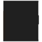 vidaXL TV-Wandschrank Schwarz 80x34,5x40 cm vidaXL TV-Wandschrank Schwarz 80x34,5x40 cm