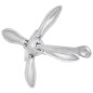Klappanker Silbern 3,2 kg Temperguss Klappanker Silbern 3,2 kg Temperguss