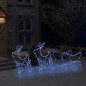 vidaXL Weihnachtsdekoration Rentiere und Schlitten Outdoor 576 LEDs vidaXL Weihnachtsdekoration Rentiere und Schlitten Outdoor 576 LEDs