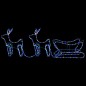 vidaXL Weihnachtsdekoration Rentiere und Schlitten Outdoor 576 LEDs vidaXL Weihnachtsdekoration Rentiere und Schlitten Outdoor 576 LEDs