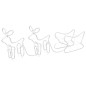 vidaXL Weihnachtsdekoration Rentiere und Schlitten Outdoor 576 LEDs vidaXL Weihnachtsdekoration Rentiere und Schlitten Outdoor 576 LEDs
