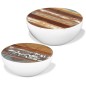 vidaXL 2-tlg. Couchtisch-Set Halbkugel Altholz vidaXL 2-tlg. Couchtisch-Set Halbkugel Altholz