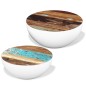vidaXL 2-tlg. Couchtisch-Set Halbkugel Altholz vidaXL 2-tlg. Couchtisch-Set Halbkugel Altholz