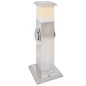 Gartensteckdose Steckdosenturm Edelstahl mit Lampe Gartensteckdose Steckdosenturm Edelstahl mit Lampe