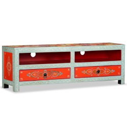 vidaXL TV-Schrank Mangoholz Massiv Handbemalt