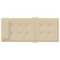 vidaXL Hochlehner-Auflagen 4 Stk. Beige Oxford-Gewebe vidaXL Hochlehner-Auflagen 4 Stk. Beige Oxford-Gewebe