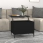 vidaXL Couchtisch Schwarz 60x44,5x45 cm Holzwerkstoff vidaXL Couchtisch Schwarz 60x44,5x45 cm Holzwerkstoff