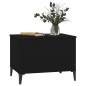 vidaXL Couchtisch Schwarz 60x44,5x45 cm Holzwerkstoff vidaXL Couchtisch Schwarz 60x44,5x45 cm Holzwerkstoff