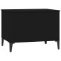 vidaXL Couchtisch Schwarz 60x44,5x45 cm Holzwerkstoff vidaXL Couchtisch Schwarz 60x44,5x45 cm Holzwerkstoff