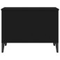 vidaXL Couchtisch Schwarz 60x44,5x45 cm Holzwerkstoff vidaXL Couchtisch Schwarz 60x44,5x45 cm Holzwerkstoff