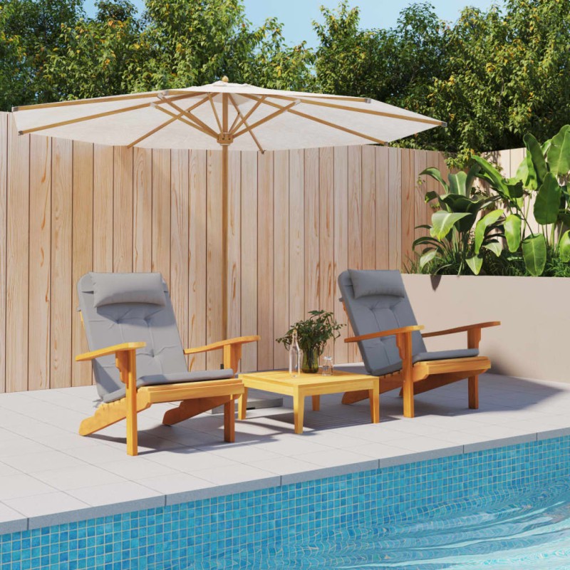 vidaXL Adirondack-Auflagen 2 Stk. Grau Oxford-Gewebe vidaXL Adirondack-Auflagen 2 Stk. Grau Oxford-Gewebe