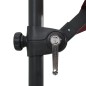 vidaXL Ampelschirm mit LED Bordeauxrot 250x250 cm vidaXL Ampelschirm mit LED Bordeauxrot 250x250 cm