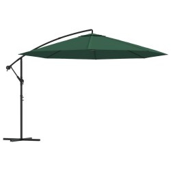 vidaXL Freiarm-Sonnenschirm 3,5 m grün