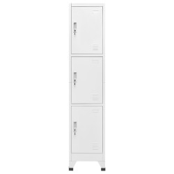 vidaXL Schließfachschrank mit 3 Fächern 38x45x180 cm  