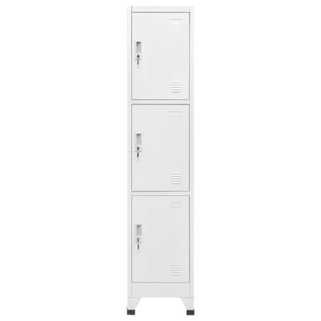 vidaXL Schließfachschrank mit 3 Fächern 38x45x180 cm  