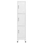 vidaXL Schließfachschrank mit 3 Fächern 38x45x180 cm vidaXL Schließfachschrank mit 3 Fächern 38x45x180 cm