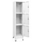 vidaXL Schließfachschrank mit 3 Fächern 38x45x180 cm vidaXL Schließfachschrank mit 3 Fächern 38x45x180 cm