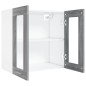 vidaXL Hängeschrank Glas Grau Sonoma 60x31x60 cm Holzwerkstoff vidaXL Hängeschrank Glas Grau Sonoma 60x31x60 cm Holzwerkstoff