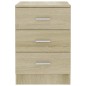 vidaXL Nachttisch Sonoma Eiche 38x35x56 cm Holzwerkstoff vidaXL Nachttisch Sonoma Eiche 38x35x56 cm Holzwerkstoff